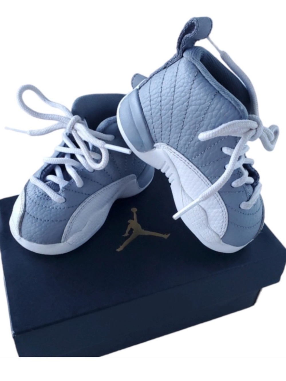 Jordan Kids' Grey and White Mini Basketball Sneakers